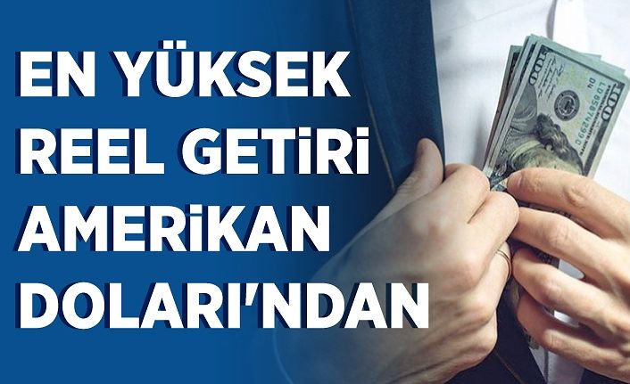 En yüksek reel getiri Amerikan Doları'ndan