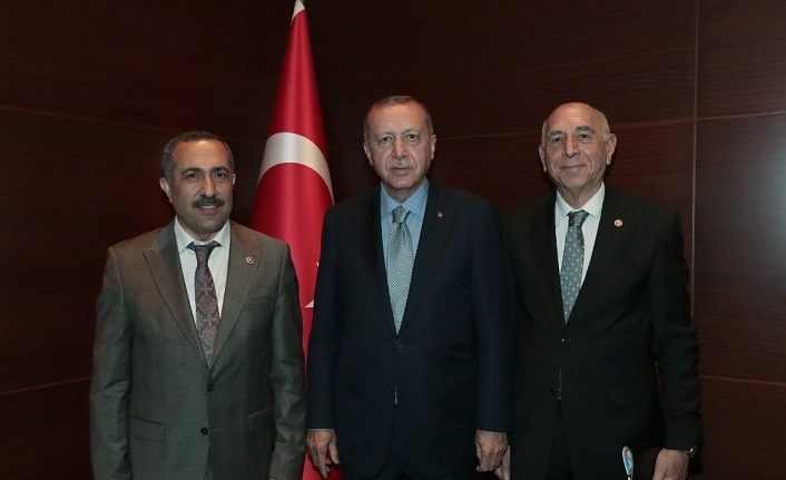 AK Parti milletvekilleri Cumhurbaşkanı Erdoğan ile görüştü