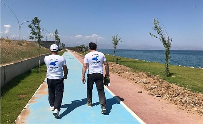 Gönüllüler, Van Gölü için 430 kilometre yürüyecek