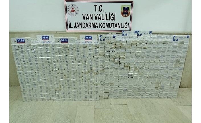 Van’da 19 bin 719 paket kaçak sigara ele geçirildi