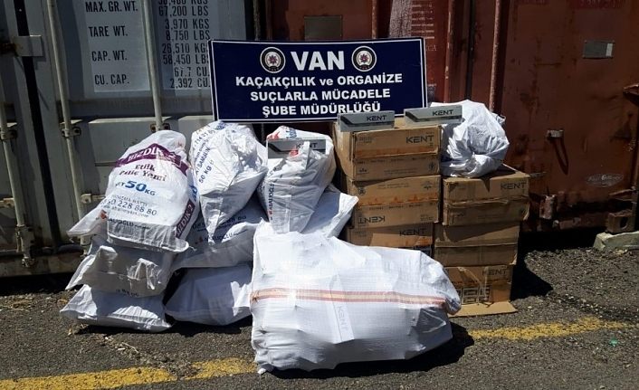 Van’da 7 bin 350 paket kaçak sigara ele geçirildi