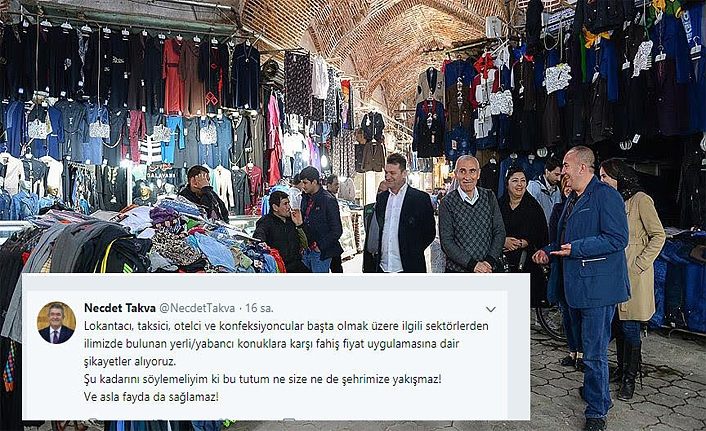 Van TSO Başkanı Takva; 'yabancı konuklara karşı fahiş fiyat Van’a yakışmaz'