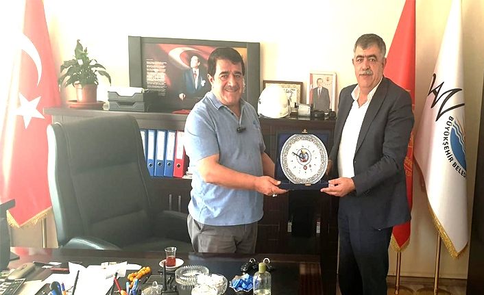 Abdullah Efeoğlu'ndan İtfaiye Daire Başkanı Arvas'a ziyaret