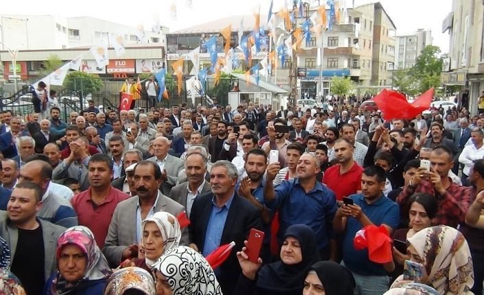 AK Parti Erciş İlçe Başkanı Nedim Sağlam’a coşkulu karşılama