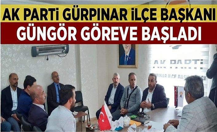 AK Parti Gürpınar İlçe Başkanı Güngör göreve başladı