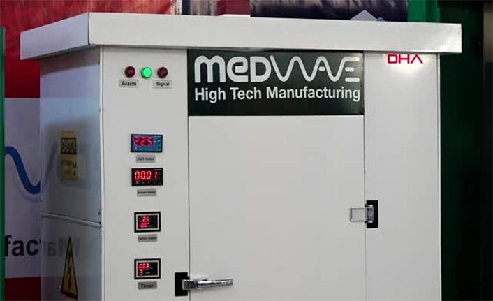 Tıbbi atıkları yerinde dezenfekte edecek cihaz Van İŞGEM'de üretildi