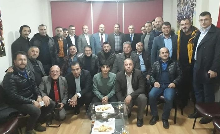 Trabzon heyeti, Van Trabzonsporlular Derneği’ni ziyaret etti
