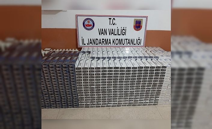 Muradiye 11 bin 780 paket kaçak sigara ele geçirildi