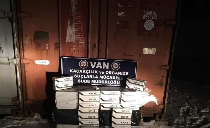 Van’da bir haftada 27 bin 650 paket kaçak sigara ele geçirildi