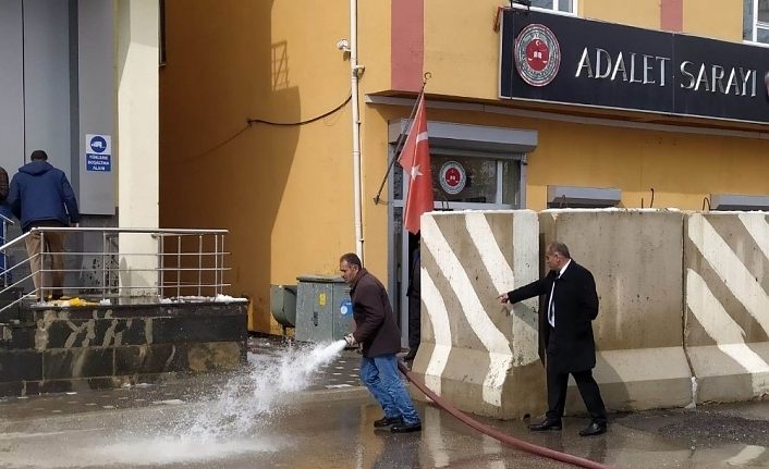 Bahçesaray Belediyesinden dezenfekte çalışması