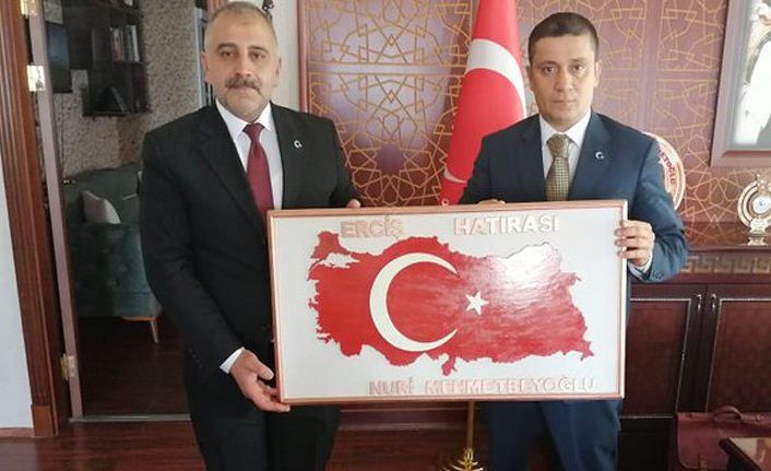 MHP İlçe Başkanı Köroğlu’ndan Erciş Kaymakamı Mehmetbeyoğlu’na ziyaret