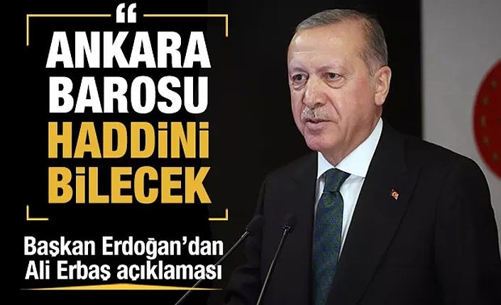Başkan Erdoğan'dan Ali Erbaş açıklaması: Söyledikleri sonuna kadar doğrudur