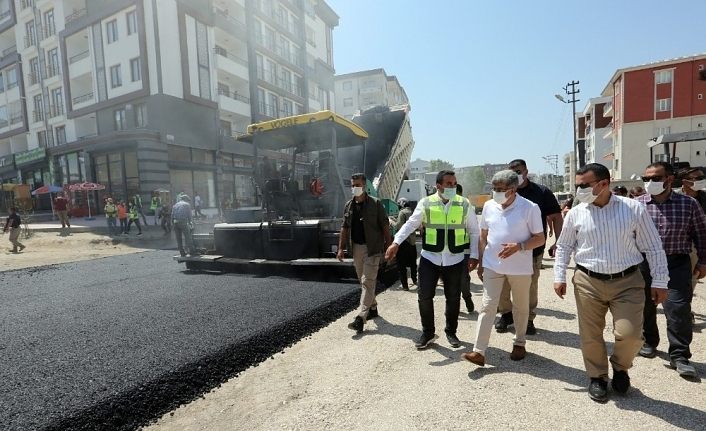 Van Valisi Bilmez, prestij cadde çalışmalarını inceledi