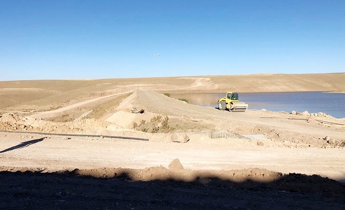 Van Özalp Yeni Emek Barajında çalışmalar sürüyor