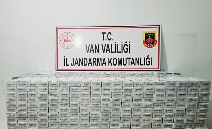 Başkale’de 10 bin paket kaçak sigara ele geçirildi