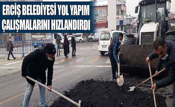 Erciş Belediyesi yol yapım çalışmalarını hızlandırdı