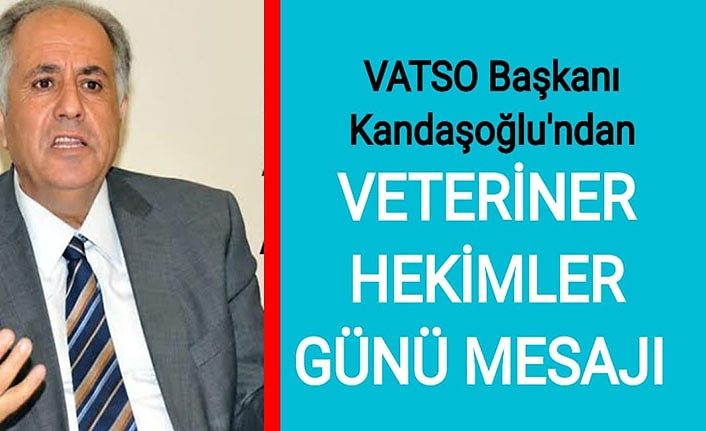 VATSO Başkanı Kandaşoğlu'ndan Veteriner Hekim Günü mesajı
