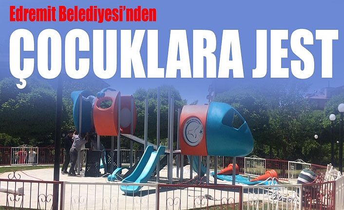 Erciş Belediyesi’nden çocuklara jest
