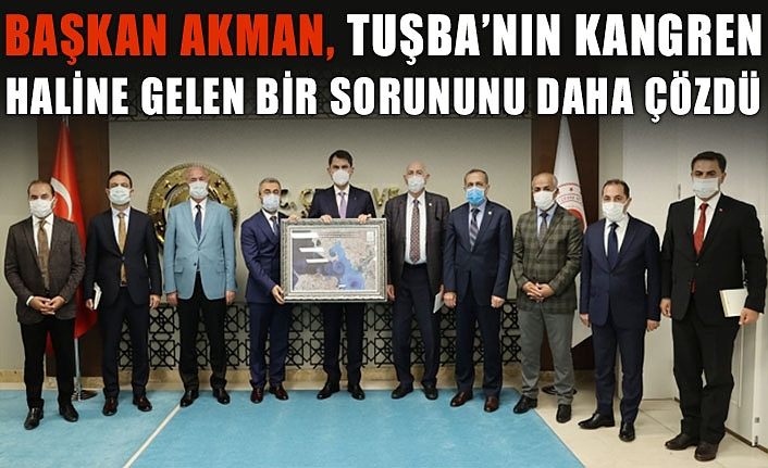 Başkan Akman, Tuşba’nın kangren haline gelen bir sorununu daha çözdü