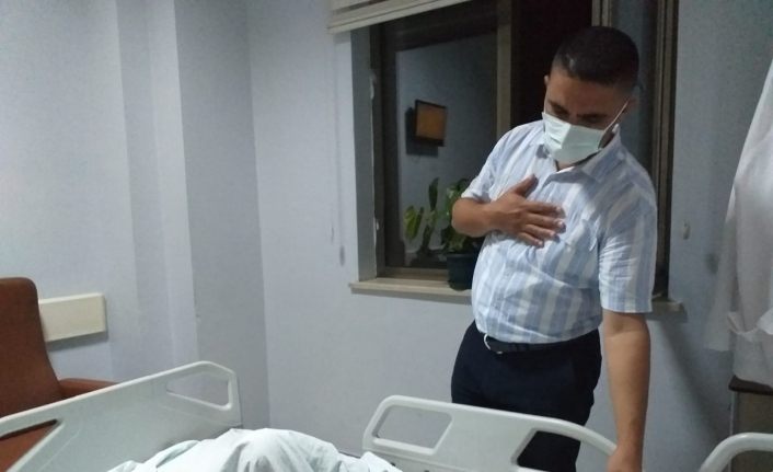 Başkan Ergioğuz’dan gece yarısı hasta ziyareti