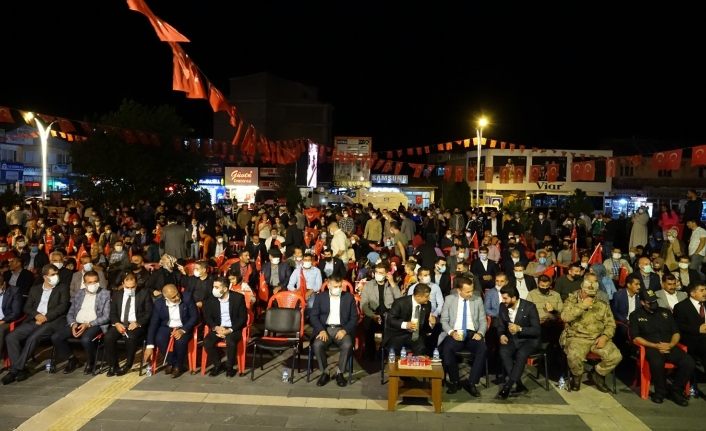 Erciş’te 5 Temmuz Demokrasi ve Milli Birlik Günü törenle kutlandı