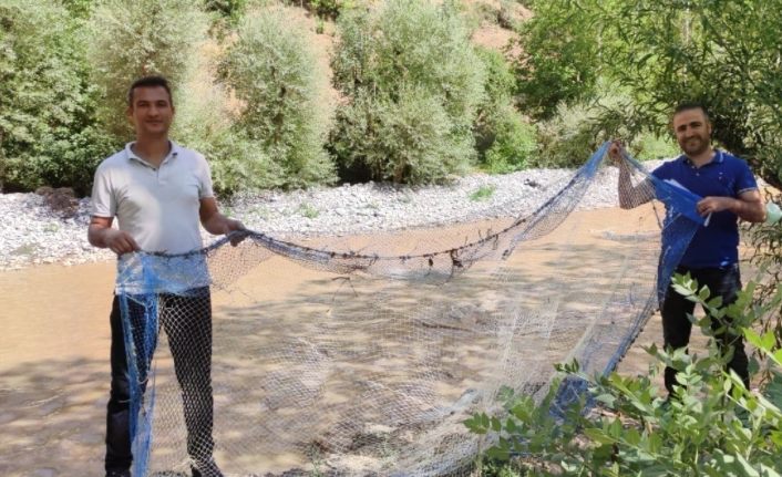 Van’da kaçak avlanılan 15 kilo sıraz balığı ele geçirildi