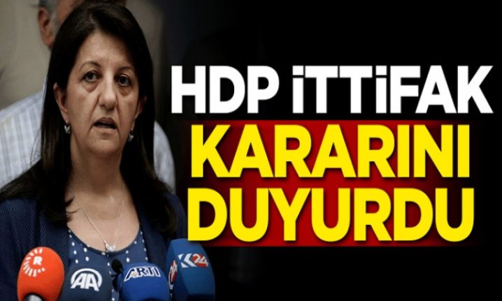 HDP'den Cumhurbaşkanılğı seçimleri ittifak açıklaması
