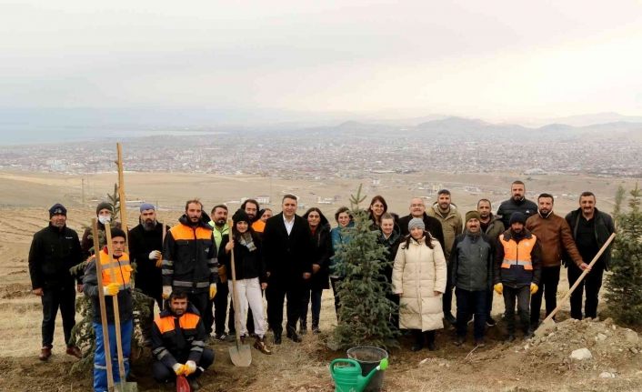Van Büyükşehir Belediyesi 1 yılda 30 bin fidanı toprakla buluşturdu