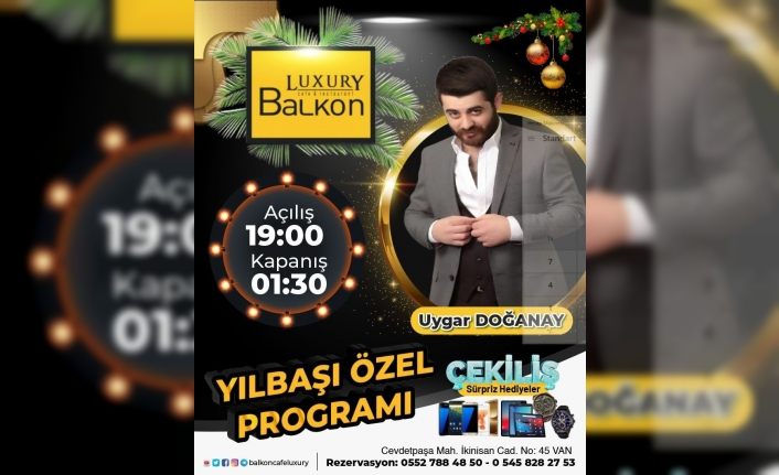 Luxury Balkon’dan muhteşem yılbaşı programı