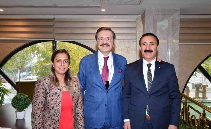 Van Ticaret Borsası Başkanı Süer, Hisarcıklıoğlu’na projelerini anlattı