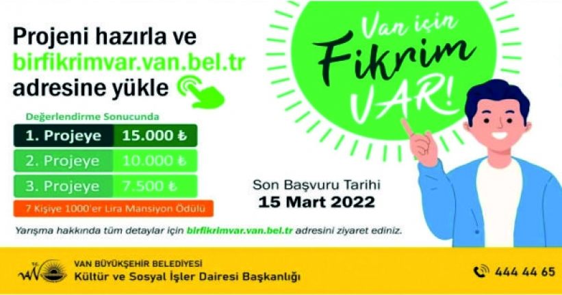 Van Büyükşehir Belediyesi, Türkiye geneli fikir yarışması düzenleyecek