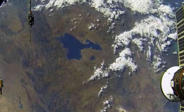 Van Gölü’nün uzaydan görüntüsü ilgi çekiyor