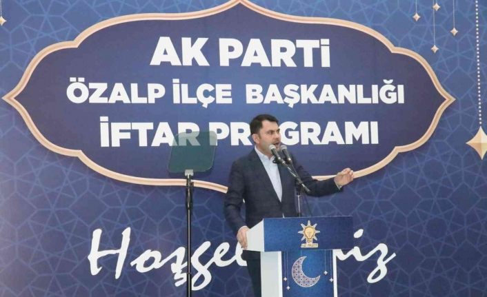 Bakan Kurum: "Cumhurbaşkanımızı daha büyük hedefler için yeniden seçeceğiz"