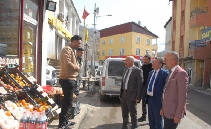 MHP İl Başkanı Güngöralp’tan Çatak esnafına ziyaret