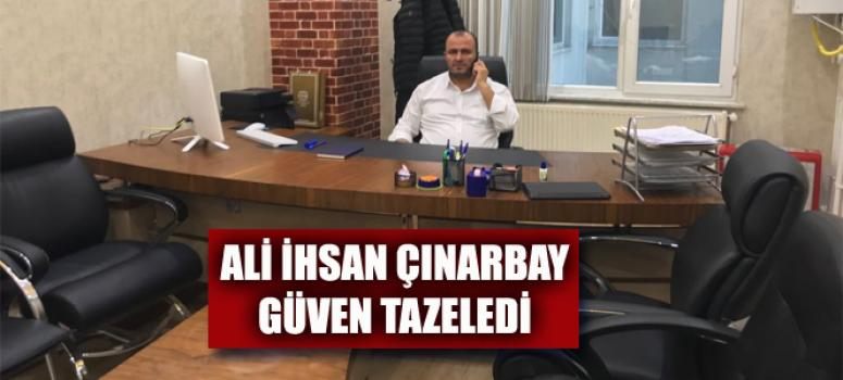 Çaldıran GİAD Başkanı Ali İhsan Çınarbay güven tazeledi