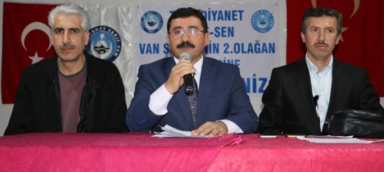 Türk Diyanet Vakıf-Sen Van Şubesinin 2. Olağan Genel Kongresi yapıldı