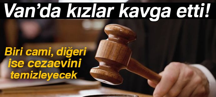 Kızlar kavga etti, öğrenciler kırtasiye sahibi oldu