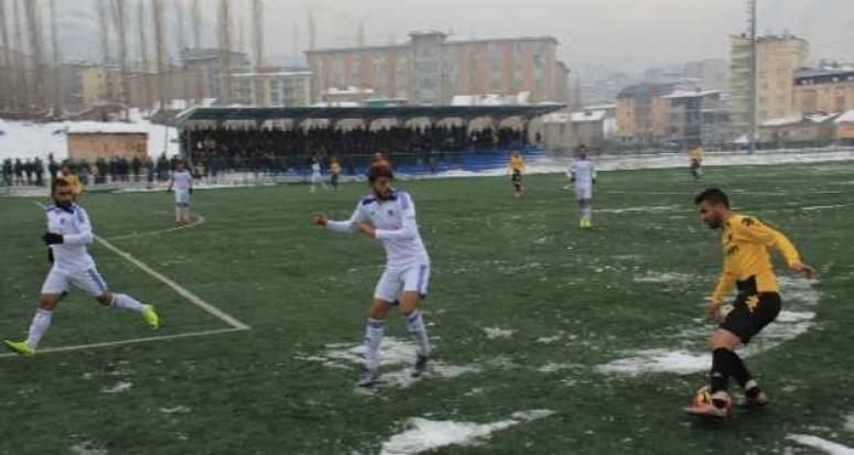 Hakkarispor Batman Belediyespor maçında gol çıkmadı