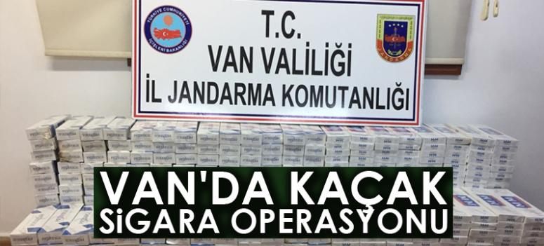 Jandarmadan kaçak sigara operasyonu