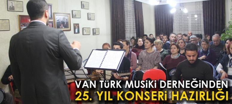 Van Türk Musiki Derneğinden 25. yıl konseri hazırlığı