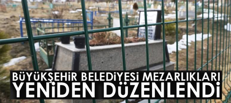 Van büyükşehir belediyesi mezarlıkları yeniden düzenlendi