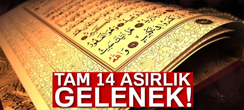 Ramazan ayının 14 asırlık 