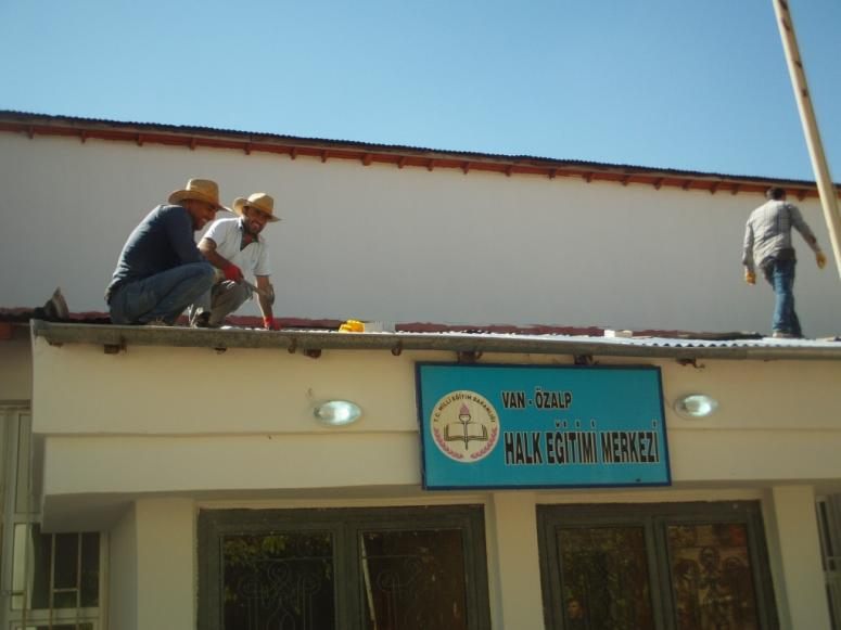 Özalp Halk Eğitim ve Akşam Sanat Okulu onarıldı