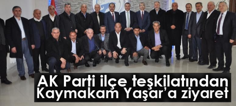 AK Parti ilçe teşkilatından Kaymakam Yaşar
