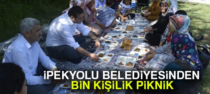 İpekyolu Belediyesinden bin kişilik piknik