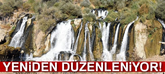 Muradiye şelalesi yeniden düzenleniyor