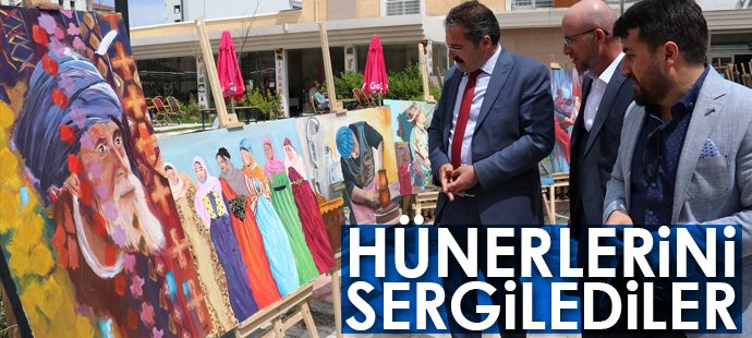 Güzel Sanatlar Lisesi öğrencileri hünerlerini sergiledi