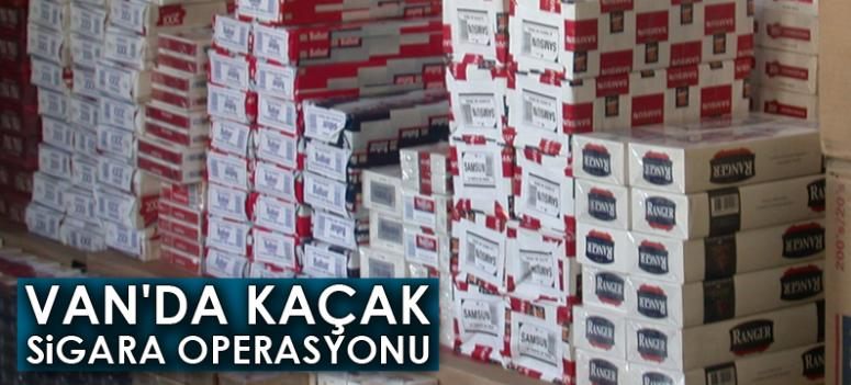 Jandarmadan kaçak sigara operasyonu