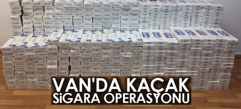 Jandarmadan kaçak sigara operasyonu