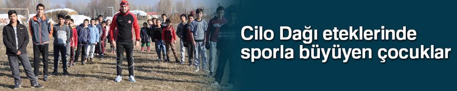 Cilo Dağı eteklerinde sporla büyüyen çocuklar